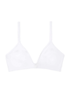 Eberjey Pima Stretch Cotton Bralette In White