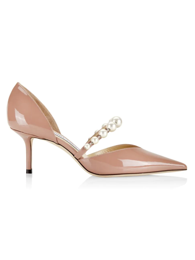 Jimmy Choo Women's Aurelie 65mm Patent Leather D'orsay Pumps In Ballet Pink