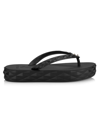 Jimmy Choo Diamond Flip-flops In Black