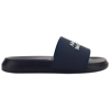 Alexander Mcqueen Logo-embellished Rubber Slides In Black