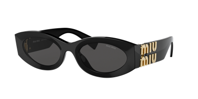 Miu Miu Woman Sunglasses Mu 11ws In Dark Grey