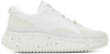 Chloé Nama Embroidered Suede And Recycled Mesh Sneakers In 101 White