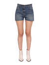 Palm Angels Denim Shorts In Denim