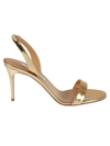 AQUAZZURA SO NUDE 85 SANDALS