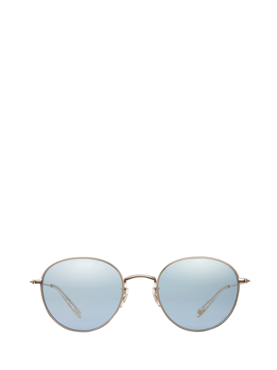 Garrett Leight Paloma M Sun Matte Gold-prosecco/semi-flat Sky Layered Mirror Sunglasses