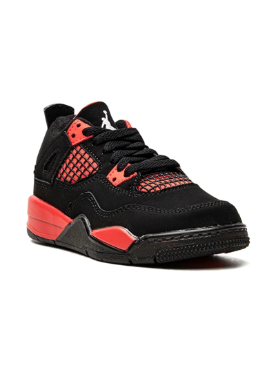 Jordan Kids' Air  4 Retro Sneakers In Black