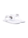 Karl Lagerfeld Teen Karl And Choupette Jelly Sandals In White