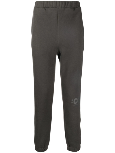 Chocoolate Tapered-leg Track Trousers In Grey