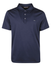 Michael Kors Logo Embroidered Polo Shirt In Blue