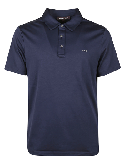 Michael Kors Short-sleeve Polo Shirt In Blue