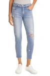 MOUSSY GLEEDSVILLE DISTRESSED SKINNY JEANS