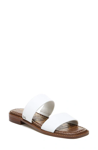 Sam Edelman Women's Haydee Strappy Slide Sandals In White