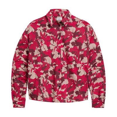 Woolrich Floral-print Cotton Shirt In Underground Flower Camou