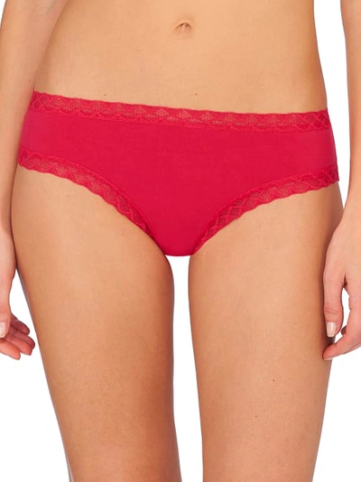 Natori Bliss Cotton Girl Brief In Sunset Coral