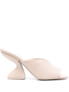 Ferragamo Open Toe Sandals In Nude