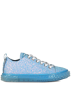 GIUSEPPE ZANOTTI BLABBER GLITTER LOW-TOP SNEAKERS