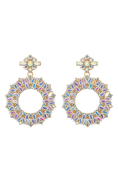 Eye Candy Los Angeles Soulab Ring Drop Earrings In Gold