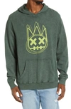 Cult Of Individuality French Terry Logo Hoodie In Artichoke