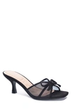 Cl By Laundry Jump Up Bow Slide Sandal In Black