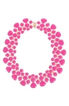 Eye Candy Los Angeles Cindy Pink Collar Necklace In Pink