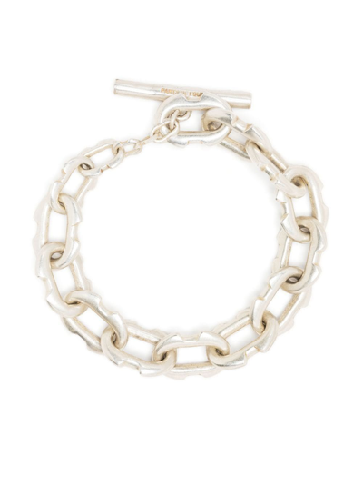Parts Of Four Deco Link Toggle Chain Bracelet In Silber