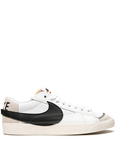 NIKE BLAZER LOW 77 JUMBO "WHITE BLACK SAIL" SNEAKERS