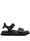 Premiata Touch-strap Design Sandals In Schwarz