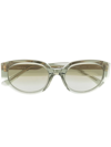 Ahlem Les Amandiers Oval Sunglasses In Grau