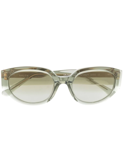 Ahlem Les Amandiers Oval Sunglasses In Thymelight