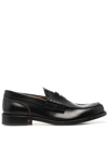 COLLEGE SLIP-ON LEATHER LOAFERS