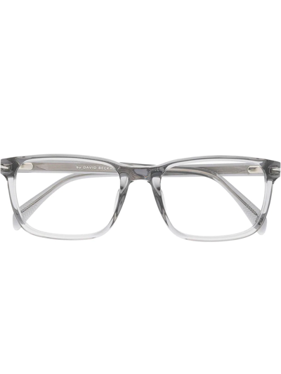 Eyewear By David Beckham Square-frame Glasses In Grau