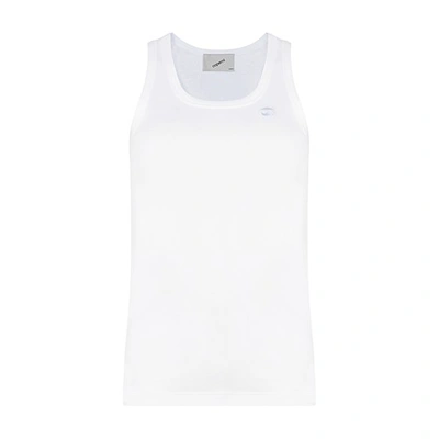 Coperni Logo Tank Top In Optic White