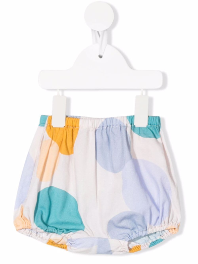 Knot Babies' Elsa Big Dots-print Shorts In Neutrals