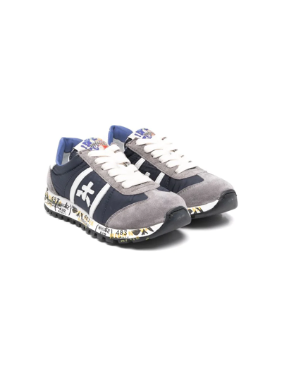Premiata Kids' Lucy Lo-top Trainers In Blue