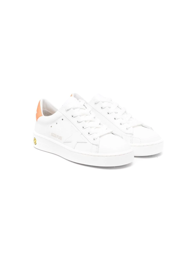 Golden Goose Kids' Super Star Low-top Sneakers In White