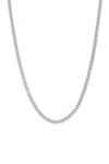 BEST SILVER STERLING SILVER COREANA CHAIN 16" NECKLACE