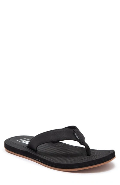 Vans Morro 3 Point Flip Flop In Basic Bl