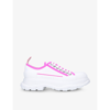 Alexander Mcqueen Sneaker Tread Slick In White/comb