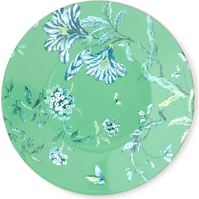 Jasper Conran Wedgwood Jasper Conran @ Wedgwood Green, Blue And White Chinoiserie Plate 23cm