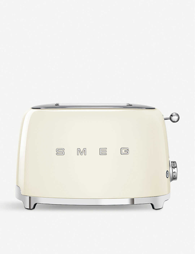 Smeg Two-slice Stainless-steel Toaster In White