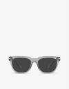 Prada Pr 04ys Acetate Pillow Sunglasses In Clear