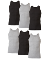 HANES MEN'S 6-PK. ULTIMATE COMFORTSOFT DYED TANKS