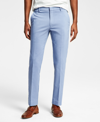 Tommy Hilfiger Men's Modern-fit Th Flex Stretch Solid Performance Pants In Light Blue