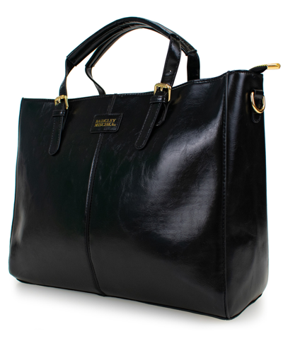 Badgley Mischka Julia Faux Leather Tote In Black