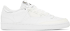 Maison Margiela X Reebok Club C Memory Of Shoes Leather Low-top Sneakers In White