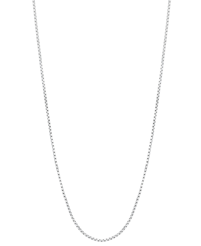 MACY'S 18" MIRROR BOX CHAIN (5/8MM) IN 14K WHITE GOLD