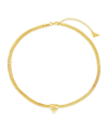 Sterling Forever Catherine Choker Necklace In Gold-plated