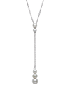 BELLE DE MER CULTURED FRESHWATER PEARL (4-6MM) LARIAT NECKLACE IN STERLING SILVER, 16" + 2" EXTENDER, CREATED FOR