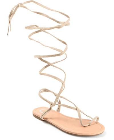 Journee Collection Collection Women's Mischa Sandal In Off White