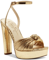 Jessica Simpson Women's Immie Platform Dress Sandals In Gold